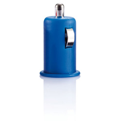 USB Mikro-Ladeger�t, blau - Werbeartikel