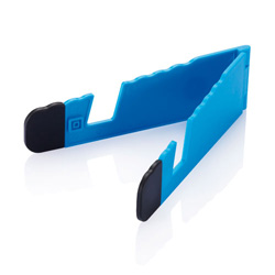 Faltbarer Handyhalter , blau - Werbeartikel