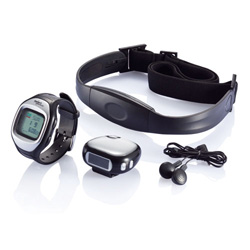 Jogging Set, schwarz - Werbeartikel