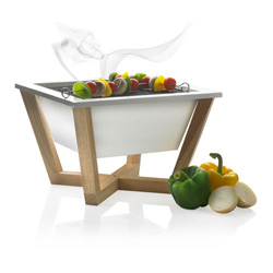 Nido Grill, wei� - Werbeartikel
