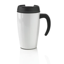 Urban Becher, wei� - Werbeartikel