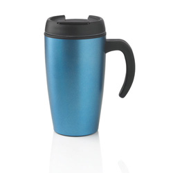Urban Becher, blau - Werbeartikel