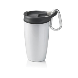 Nomad Becher, wei� - Werbeartikel