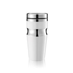 Contour Becher, wei� - Werbeartikel