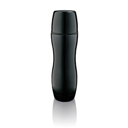 Wave Med Isolierflasche, schwarz - Werbeartikel