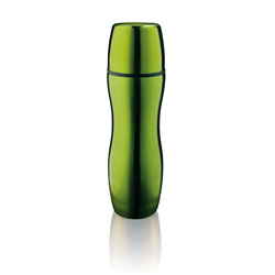 Wave Med Isolierflasche, gr�n - Werbeartikel