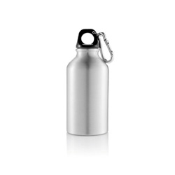 Aluminiumflasche, silber - Werbeartikel
