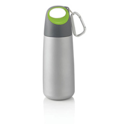 Bopp Mini-Trinkflasche mit Karabiner, gr�n - Werbeartikel