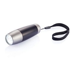 Aluminium Taschenlampe, schwarz - Werbeartikel