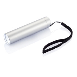 Taschenlampe Cyla, silber - Werbeartikel