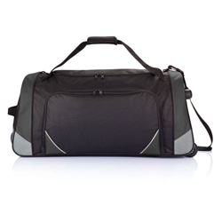 London Wochenendtasche mit Trolleyfunktion, grau - Werbeartikel