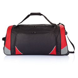 London Wochenendtasche mit Trolleyfunktion, rot - Werbeartikel