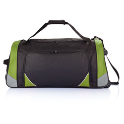 London Wochenendtasche mit Trolleyfunktion, gr�n - Werbeartikel
