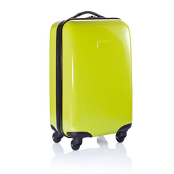 4-Rad Hartschalentrolley Spinning, gr�n - Werbeartikel