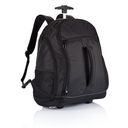 Trolleyrucksack Florida, schwarz - Werbeartikel