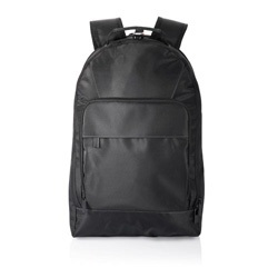 Laptop Rucksack Quick Scan, schwarz - Werbeartikel