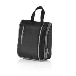 City Kosmetiktasche, schwarz - Werbeartikel