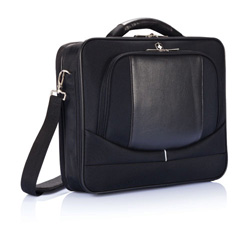 Swiss Peak Laptoptasche, schwarz - Werbeartikel