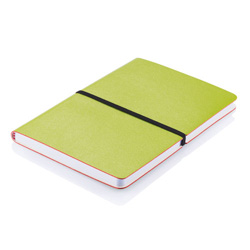 A5 Notizbuch, limone - Werbeartikel