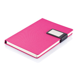 A5 Prestige Notizbuch Set, rosa - Werbeartikel