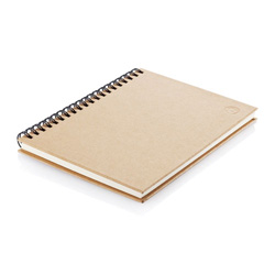 XD Eco Notizbuch, braun - Werbeartikel