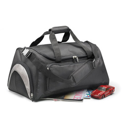 Monaco Wochenendtasche, schwarz - Werbeartikel