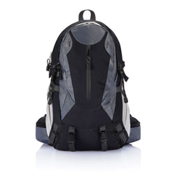 Outdoor Rucksack, schwarz - Werbeartikel