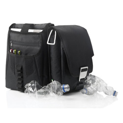 Rio RPET Allzwecktasche, schwarz - Werbeartikel