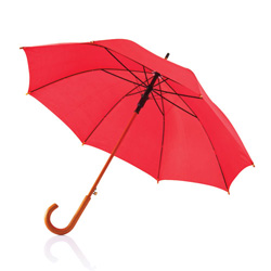 Deluxe 23 Zoll Regenschirm Classic, rot - Werbeartikel