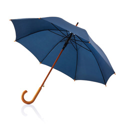 Deluxe 23 Zoll Regenschirm Classic, blau - Werbeartikel