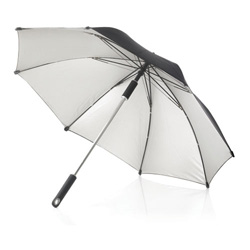 23 Zoll Hurricane Regenschirm, schwarz - Werbeartikel