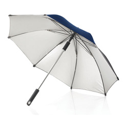 23 Zoll Hurricane Regenschirm, blau - Werbeartikel
