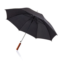 Deluxe 23 Zoll Regenschirm Automatic, schwarz - Werbeartikel