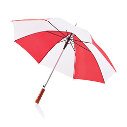 Deluxe 23 Zoll Regenschirm Automatic, rot - Werbeartikel