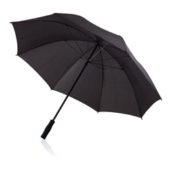 Deluxe 30 Zoll Regenschirm Storm, schwarz - Werbeartikel