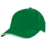 6 Panel Baseballcap SAN FRANCISCO, gr�n - Werbemittel