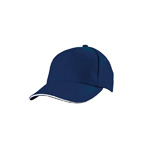 6 Panel Baseballcap SAN FRANCISCO, dunkelblau - Werbemittel