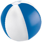 Bicolour Strandball KEY WEST, blau - Werbemittel