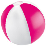 Bicolour Strandball KEY WEST, pink - Werbemittel