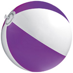 Bicolour Strandball KEY WEST, violett - Werbemittel