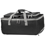 Trolley-Sporttasche FOLEY, schwarz - Werbemittel