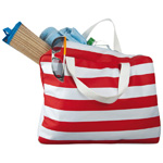 Strandtasche NEWPORT, rot - Werbemittel