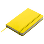 A6 Notizbuch L�BECK, gelb - Werbemittel