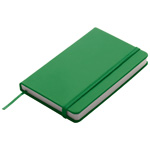 A6 Notizbuch L�BECK, gr�n - Werbemittel