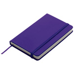 A6 Notizbuch L�BECK, violett - Werbemittel
