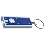 Kunststoff-Schl�sselanh�nger BATH, blau - Werbemittel