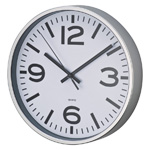 Wanduhr PINEVILLE, grau - Werbemittel