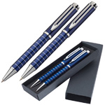 Schreibset MARLOW, blau - Werbemittel