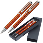 Schreibset MARLOW, orange - Werbemittel