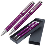 Schreibset MARLOW, violett - Werbemittel